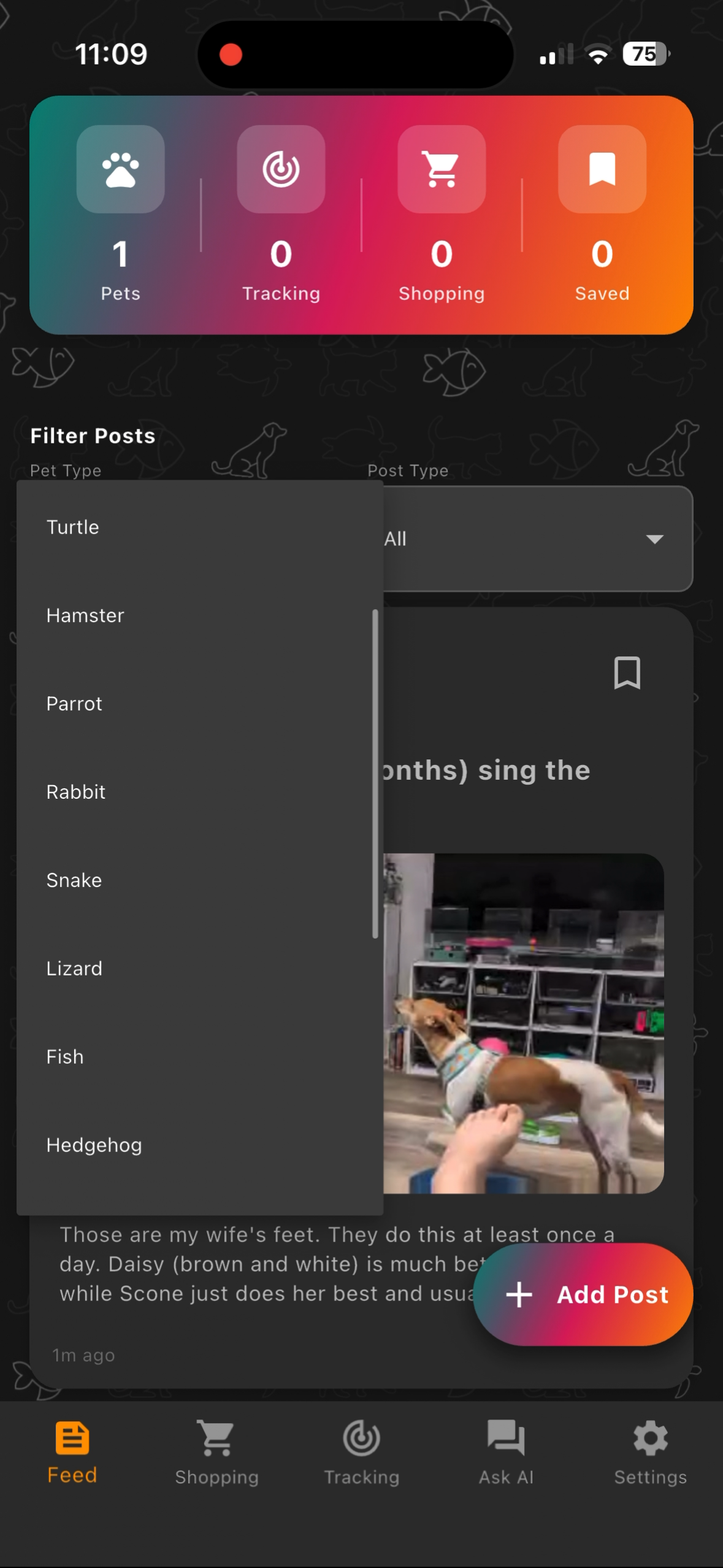 PetForm Additional Feature