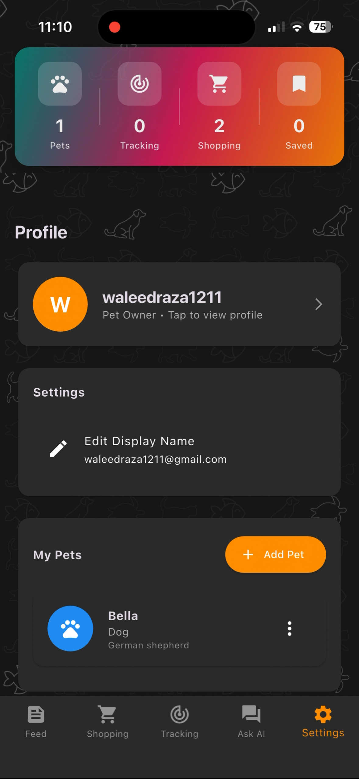 PetForm Feature 9